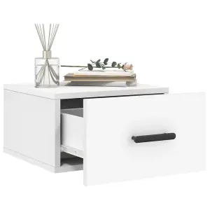 Berkfield Wall-mounted Bedside Cabinets 2 pcs White 35x35x20 cm