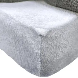 Teddy Fleece Fitted Bed Sheet Soft Thermal Warm