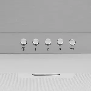 Leisure H92PX Stainless steel Chimney Cooker hood, (W)90cm