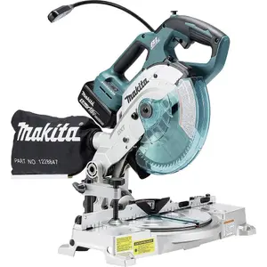 Makita 18v DLS600Z 165mm Cordless Brushless Double Bevel Mitre Saw 2 x 3ah Batt