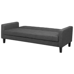 Beliani Traditional Sofa Bed VEHKOO Dark Grey