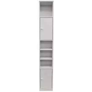 Watsons Jamerson  Large Tall Tower Storage Cupboard With Shelves  White