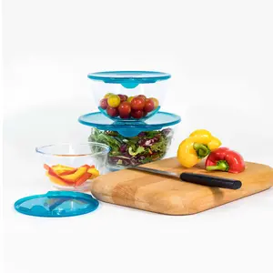 Pyrex Set of 3 Bowls with Lid 30cm