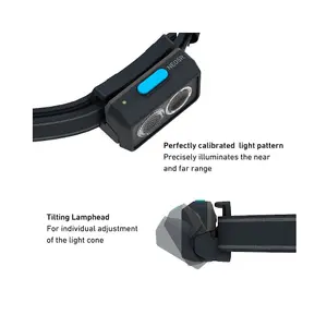 Ledlenser NEO5R Rechargable 600 Lumen Lightweight 70g LED Head Torch with Chest Strap for Running