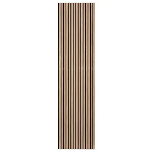 Acupanel Contemporary Oak Acoustic Wood Slat Wall Panel 200cm x 60cm