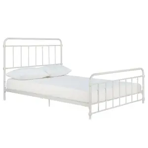 Aanya Bed Frame White / Kingsize (5')