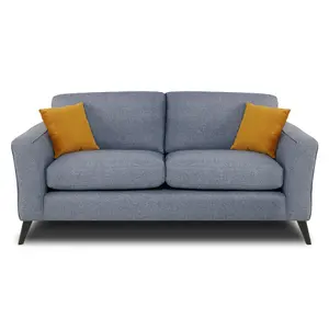 Modern Home Caxton 3 Seater Sofa Denim