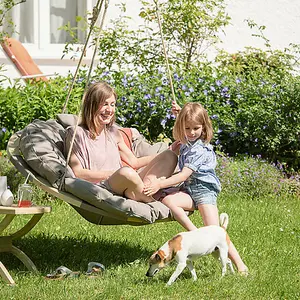 Amazonas Swing Garden Nest Hanging Chair - Taupe