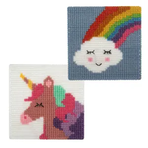 Counted Cross Stitch Kit: My First: Unicorn and Cloud