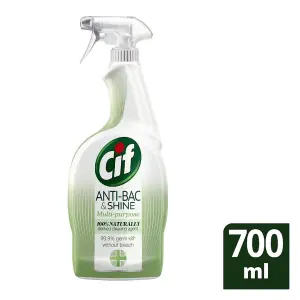 CIF SPRAY ANTIBACTERIAL  & SHINE 700ml (Pack of 3)