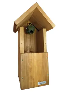 Wired Network Bird Box with Wildlife HD Camera - L0.75 x W0.95 x H1.38 cm