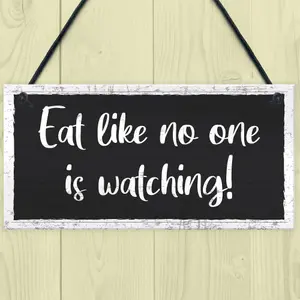 Shabby Chic Sign Funny Kitchen Plaque Hanging Wall Sign Home Decor Family Gift