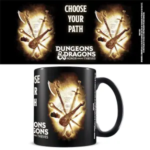 Dungeons & Dragons Choose Your Path Mug Black (One Size)