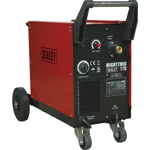 170A Gas / No-Gas MIG Welder with Euro Torch - 2m Earth Cable - 230V Supply