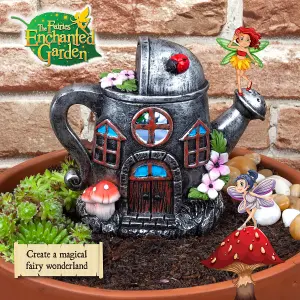 Flower Fairy House Ornament Decoration - The Fairies Enchanted Garden