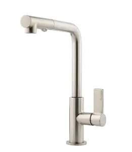 Clearwater Auriga Pull Out Kitchen Tap Brushed Nickel- CW00214BN