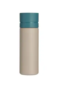 Circular Bottle 600ml Chalk & Teal