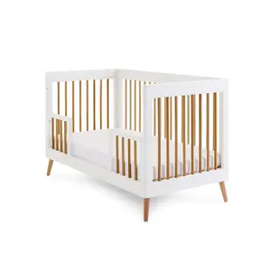 Maya Cot Bed White/Brown