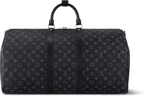 Louis Vuitton® - Keepall Bandoulière 55 - Grey - Monogram Canvas - Men - Travel Bag - Luxury