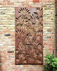 Daisies Decorative Screen Wall Art  1.8m Tall