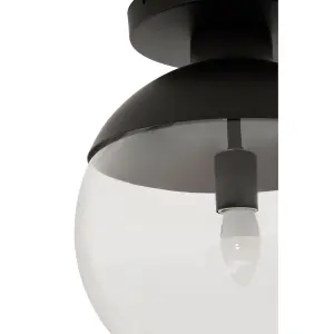 Interiors by Premier Revive Black Metal Ceiling Light