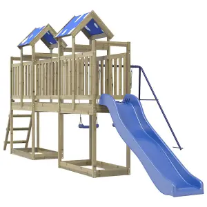 Berkfield Outdoor Playset Impregnated Wood Pine