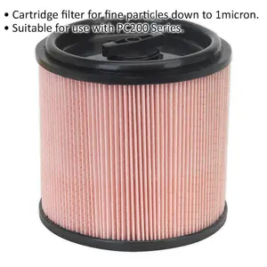 Fine Dust Cartridge Filter Suitable for ys06003 1250W Wet & Dry Vacuum Cleaner