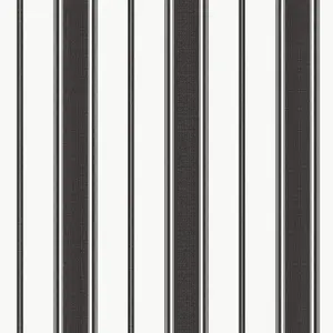 Galerie Smart Stripes 3 Black/White Heritage Stripe Wallpaper Roll