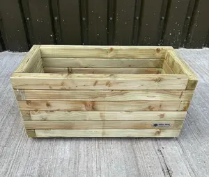 Simply Wood Signature Classic TROUGH Planter - Large