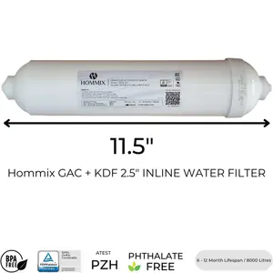 Hommix Venezia 3-Way Tap & Advanced Single Filter Under-sink Drinking Water Filter & Filter Kit