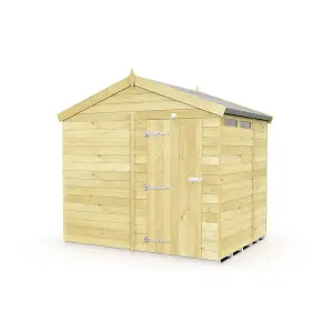 DIY Sheds 8x6 Apex Security Shed - Single Door