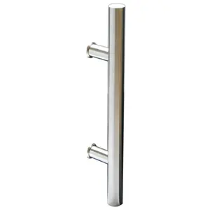 Industry Dummy Door Handle Polished Chrome