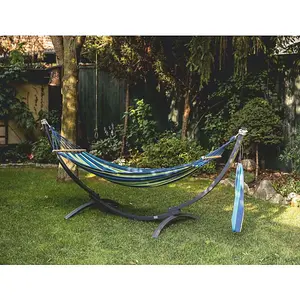 Garden Hammock with Heavy Duty Steel Stand Indoor Outdoor