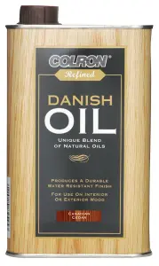 Colron Refined Canadian cedar Satin Not antibacterial Danish Furniture Wood oil, 500ml