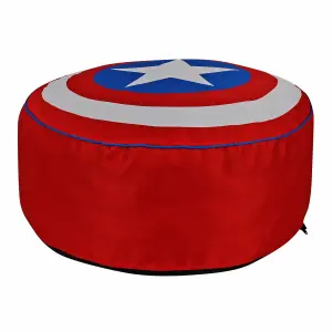 Captain America Round Bean Bag For Kids, W60 X D60 X H30cm