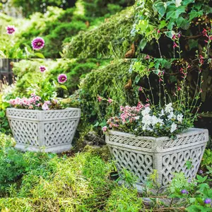 Pair of Large Arabic  Garden planter