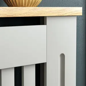 Vida Designs Arlington Extra Large Grey MDF Radiator Cover