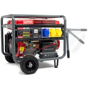 Petrol Generator Electric Start PowerKing PKB8500E 6500w 8.125kVA 15HP