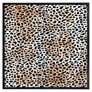 Leopard print (Picutre Frame) / 12x12" / Black