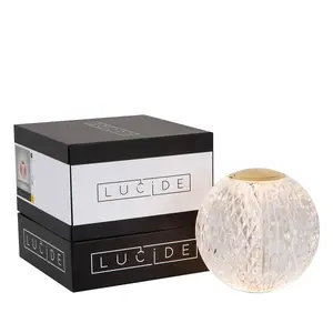 Lucide Cintra Modern Table Lamp 11cm - LED Dim. - 1x2W 3000K - 3 StepDim - Transparant