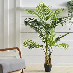 Artificial Palm Tree Fake Plant Indoor Plant House Plant in Black Pot 150 cm