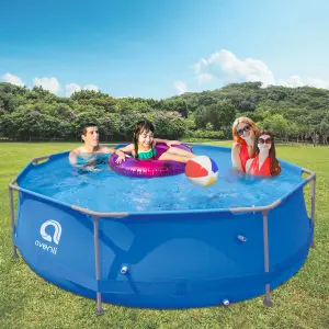 Avenli 10ft Round Steel Family Pool