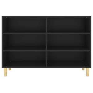 Berkfield Sideboard Black 103.5x35x70 cm Engineered Wood