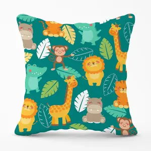 Jungle Animals Cushions 60cm x 60cm