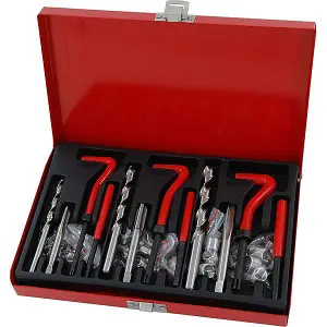 88pc Thread Repair Kit, Helicoil Set Sizes M6, M8 & M10 (Neilsen CT2739)