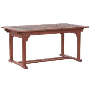 Garden Table Wood Dark Wood TOSCANA