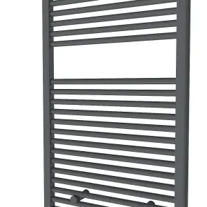 Right Radiators 1200x600 mm Vertical Straight Heated Towel Rail Radiator Ladder Warmer Anthracite