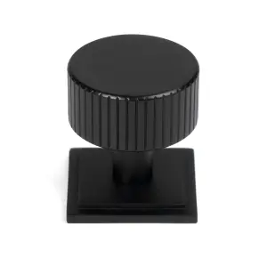 From The Anvil Matt Black Judd Cabinet Knob - 32mm (Square)