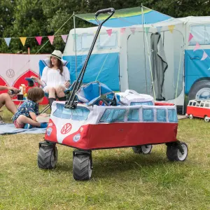 Volkswagen Red Foldable Trolley, 60kg capacity