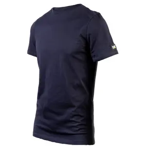 Caterpillar - Essentials Short-sleeve T-shirt - Blue - Tee Shirt - L